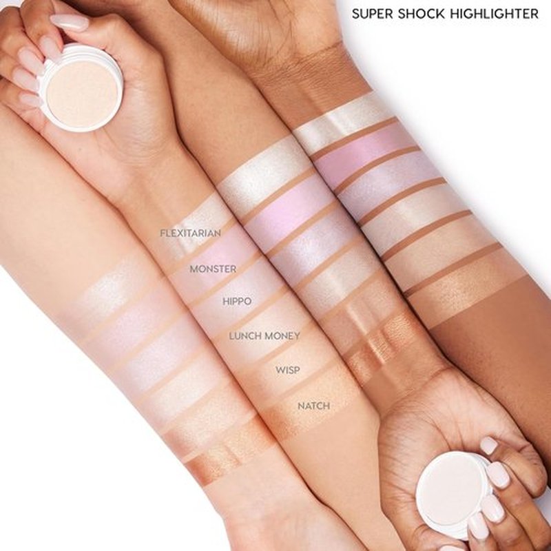 ColourPop Super Shock Highlighter - High-Pigment Crème-Powder Makeup for Radiant Glow - Candy Floss (0.15 oz)