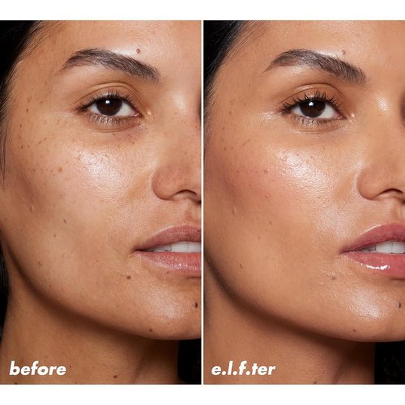 e.l.f. Halo Glow Skin Tint SPF 50 - Tinted Moisturizer for Light Buildable Coverage | Vegan & Cruelty-Free, 9 Medium Cool