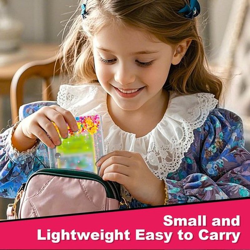 Skiennix Transparent Pink Card Binder - Cute Trading Card Holder for Kids | Holds 60 Cards, Perfect Gift for Ages 3-10