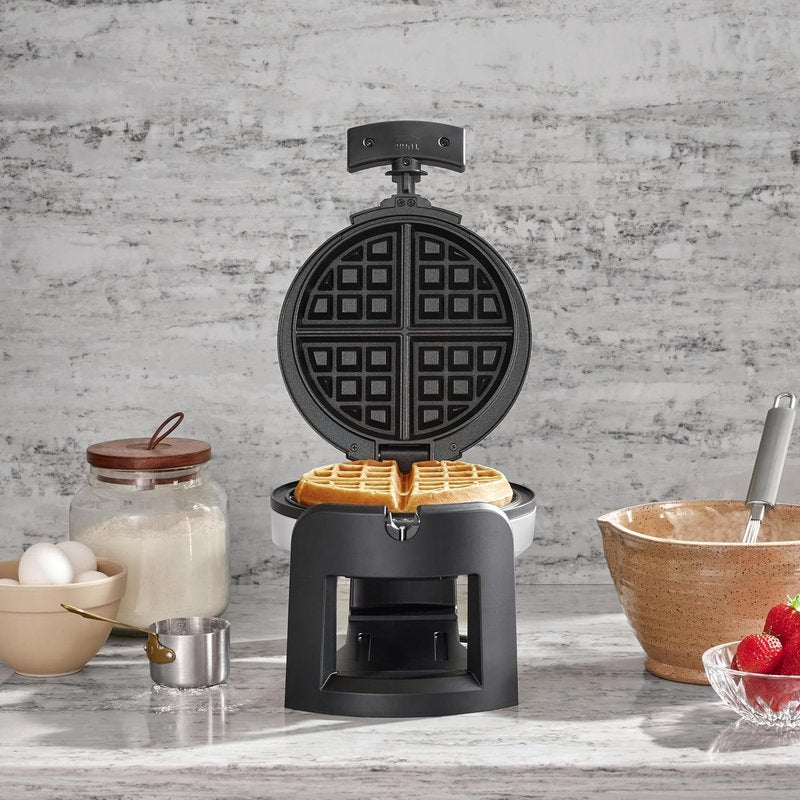 Cuisinart Belgian Waffle Maker - 1" Thick Round Waffles | Perfect for Breakfast Delights