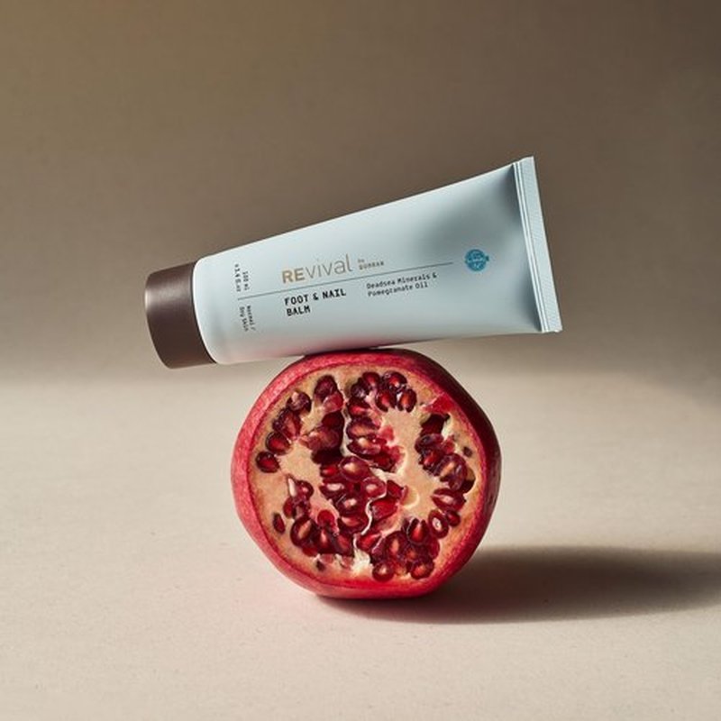 REvival Foot & Nail Balm - Intensive Moisturizing Foot Cream with Dead Sea Minerals, Argan, Coconut & Jojoba Oils, Aloe - Softens Cracked Heels & Dry, Rough Feet100ml | 3.4 oz