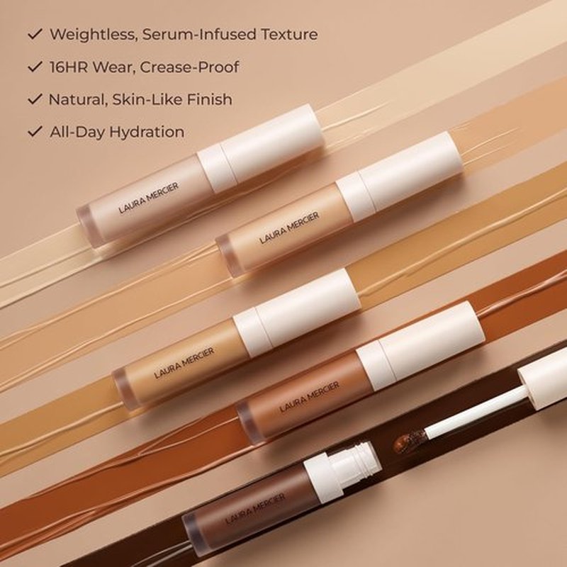 Laura Mercier Real Flawless Concealer - Long-Lasting, Waterproof & Crease-Proof, Buildable Coverage