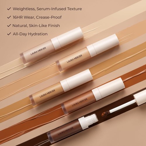Laura Mercier Real Flawless Concealer - Long-Lasting, Waterproof & Buildable Coverage, Oil-Free