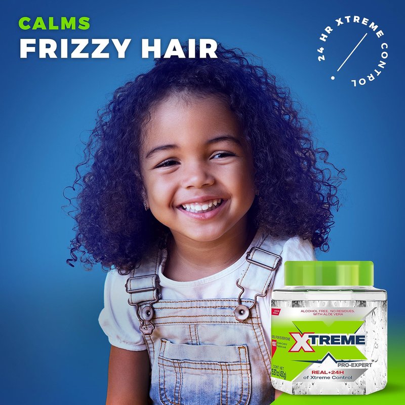 Xtreme Pro-Expert Clear Styling Gel with Aloe Vera, Alcohol-Free, 15.87 oz, 3 Pack