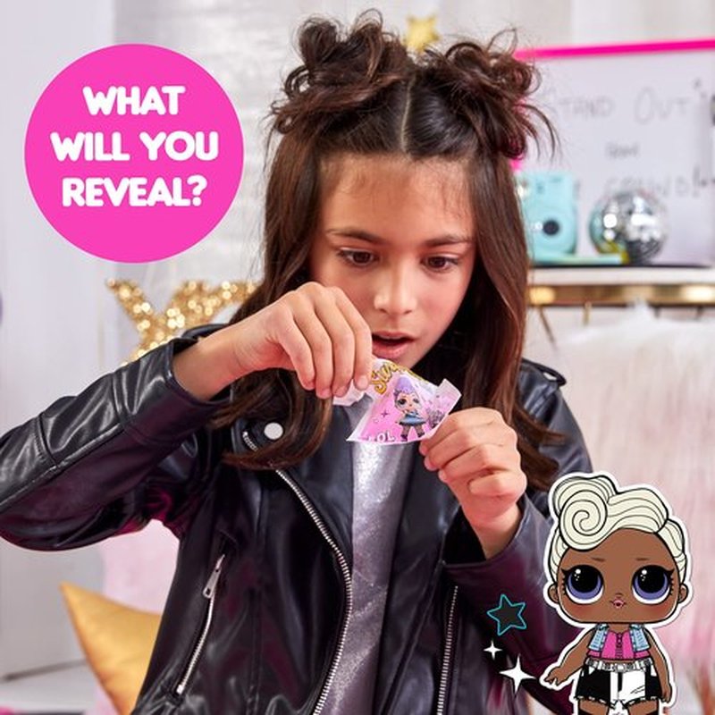 L.O.L. Surprise! Tattoo Roll-Its by Horizon Group USA, LOL Surprise Tattoos for Kids, Unroll Over 1 ft. of Surprises, Includes Temporary Tattoos, Body Art Markers, Stencils, Glitter, Body Gems & More