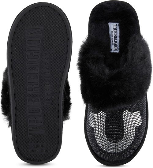True Religion Women's Cozy House Slippers - Perfect Gift for Comfort and Style