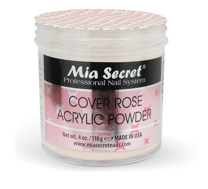 Mia Secret Rose Acrylic Powder - Professional Quality Nail Enhancement | 4oz Size