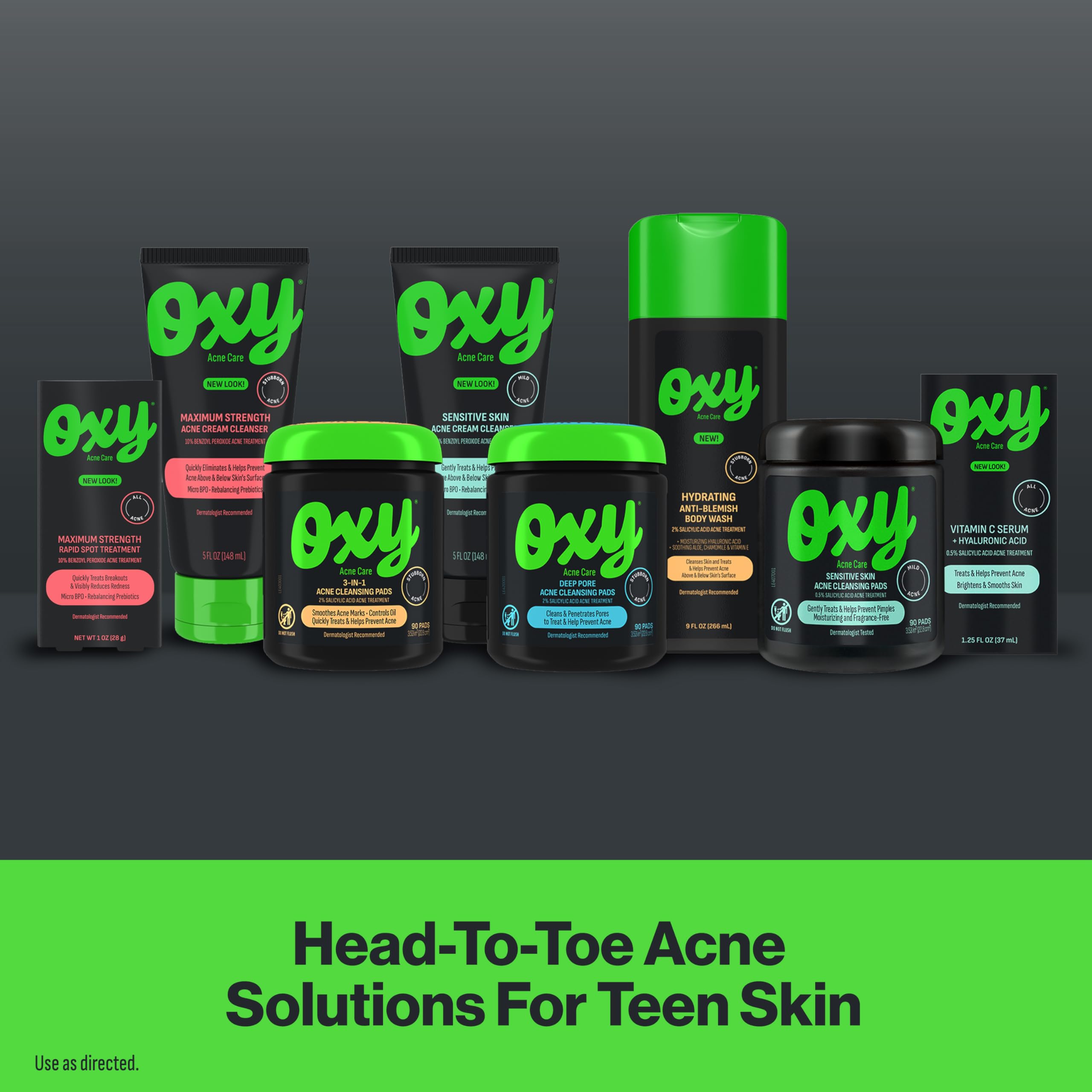 Oxy Sensitive Skin Acne Cream Cleanser (Pack of 2)