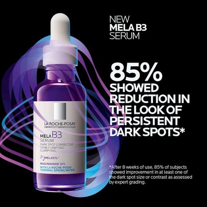 La Roche-Posay Mela B3 Serum - Dark Spot Corrector with 10% Niacinamide for Age & Sun Spots