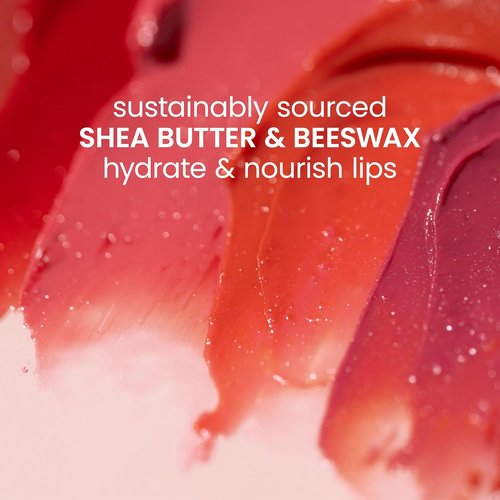 Burt's Bees Lip Tint Balm - Long Lasting Hydrating Formula with Shea Butter | Fiery Red Dahlia (2-Pack)