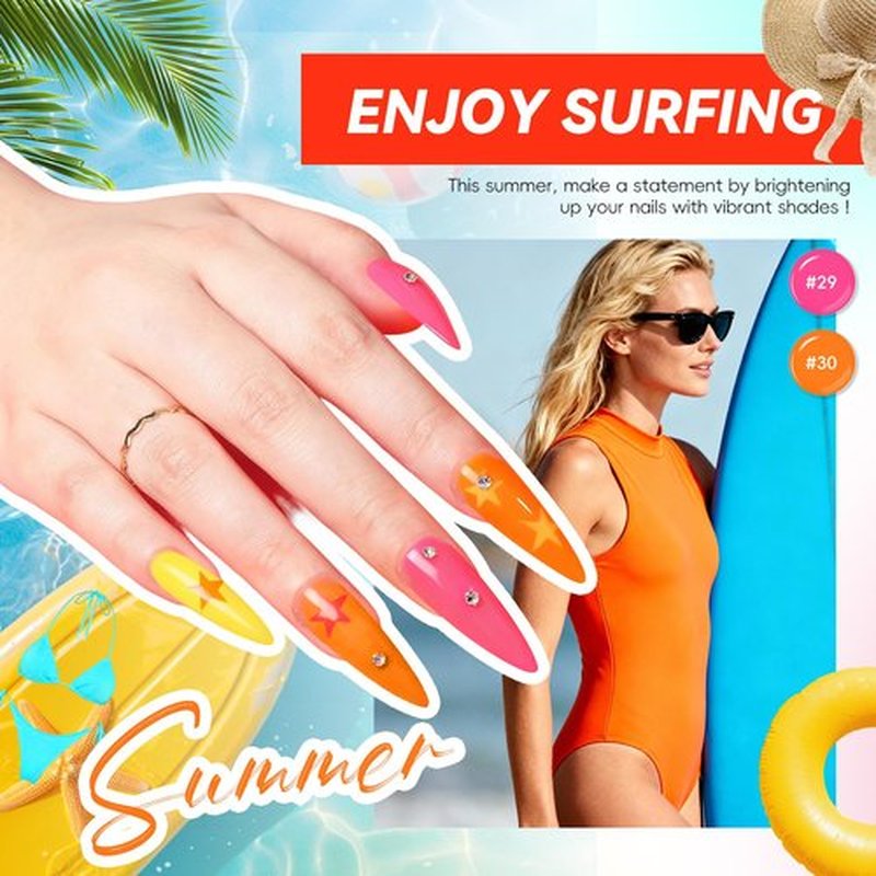 COSCELIA 60 PCS Gel Nail Polish Set, 55 Colors Gel Nail Polish with 5pcs Top Base Coat All Seasons Nail Polish Kit Winter Spring Full Colors Manicure Nail Art Valentines Day Gifts for Women Girls