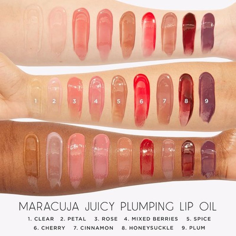 Tarte Maracuja Juicy Plumping Lip Oil - Hydrating Lip Plumper Gloss with Hyaluronic Acid & Vitamin E, Vegan & Cruelty-Free
