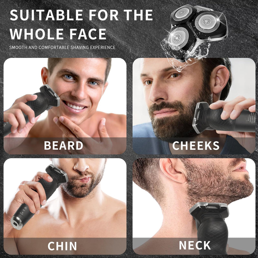 SH71/50 Shaving Heads Compatible with Philips Shavers, Black