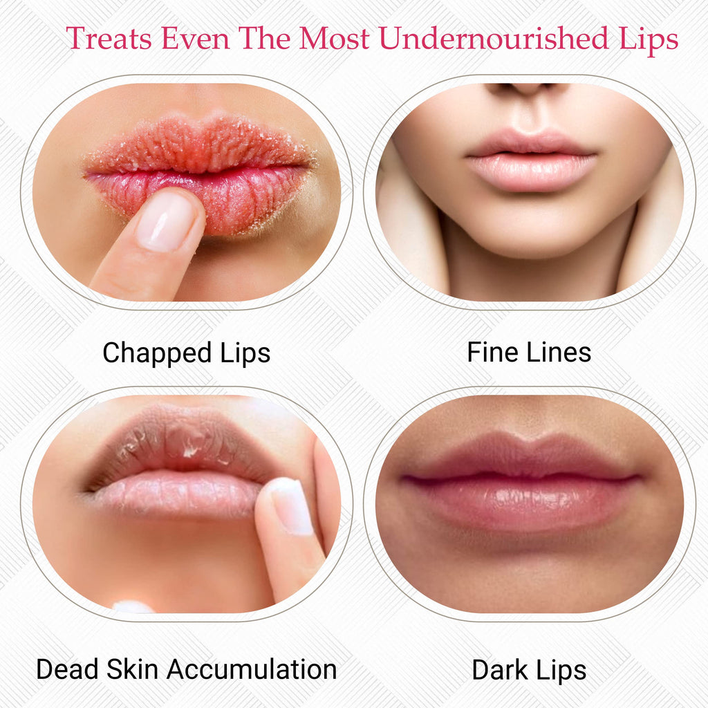 Lip Chic by Ella Lip Exfoliator - Gentle Lip Scrub for Smooth Soft Lips (0.5 oz / 15 ml)