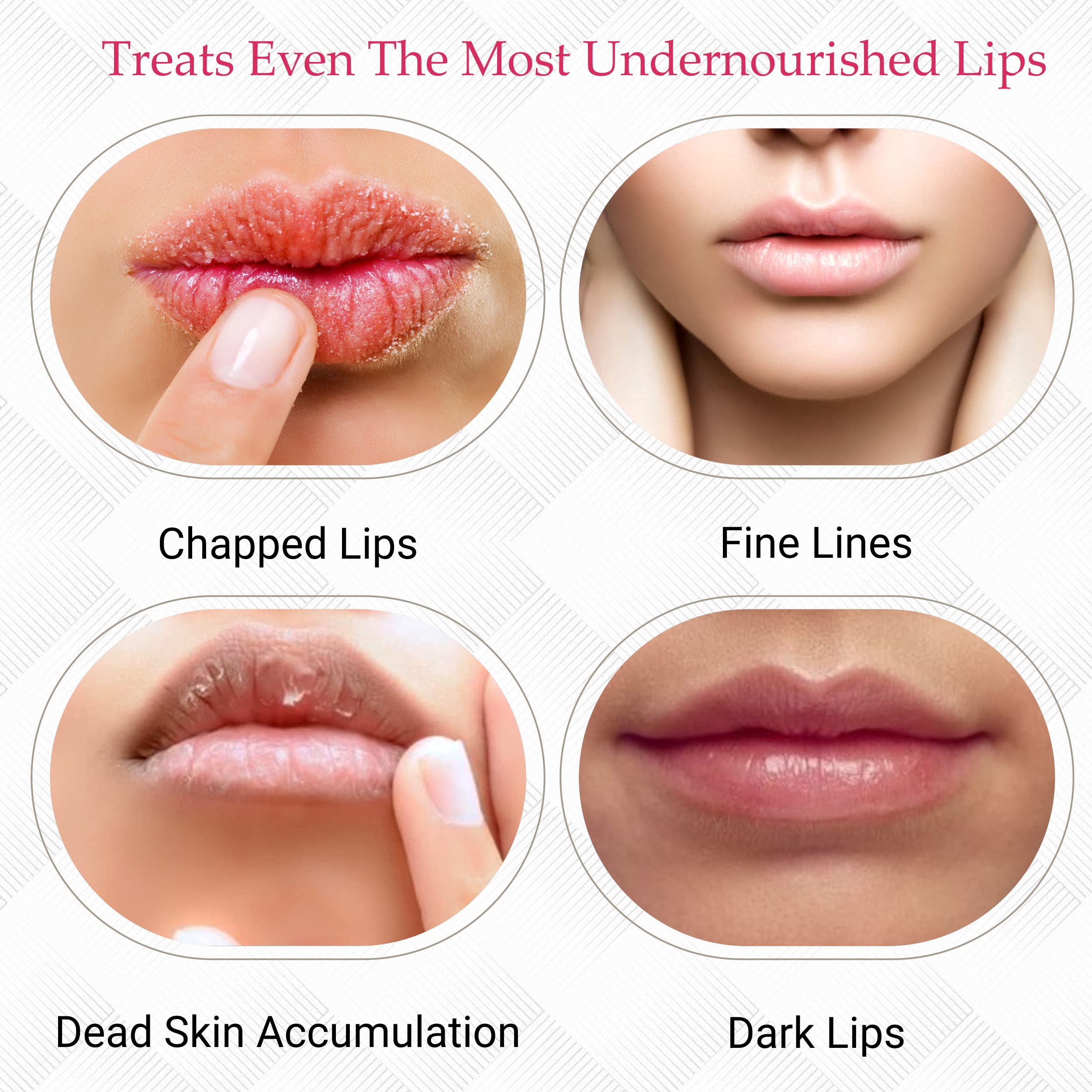 Lip Chic by Ella Lip Exfoliator - Gentle Lip Scrub for Smooth Soft Lips (0.5 oz / 15 ml)