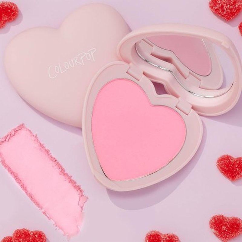 ColourPop Silky Powder Blush - Long-Wear, Medium-Buildable Coverage - Soft Matte Finish - Sweetheart (0.16 oz)
