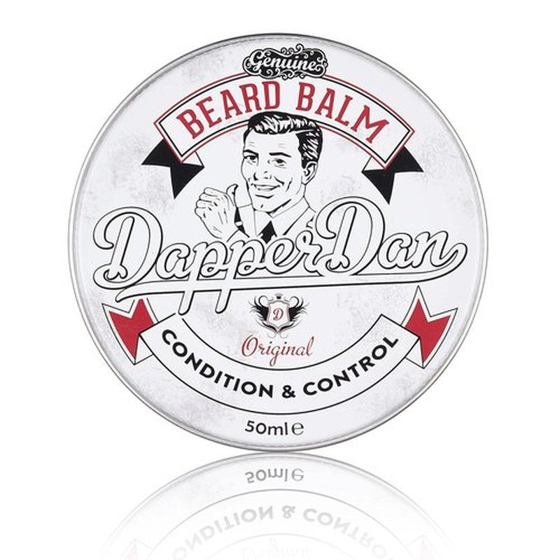 Dapper Dan Nourishing Beard Balm - Essential Oils & Waxes for Shaping & Styling | Vanilla & Raspberry, 1.69 fl oz