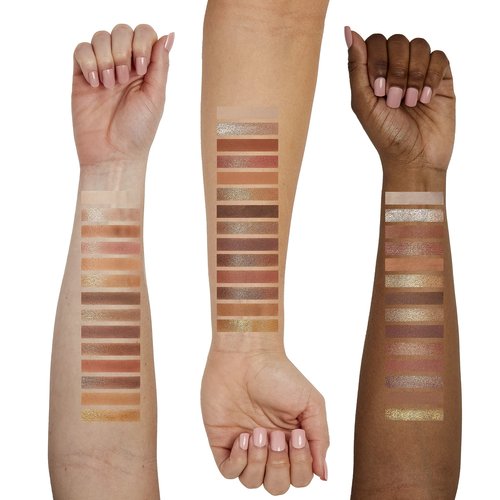 Sigma Beauty Ambiance Eyeshadow Palette | Luminous, Neutral and Gold Shades | Summer Vibes, Mirror Included