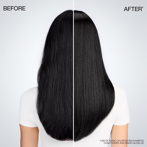 Redken Naked Gloss Shine Hair Oil - Lightweight Frizz Control & Color Vibrancy Enhancer | Omega-9 Infused