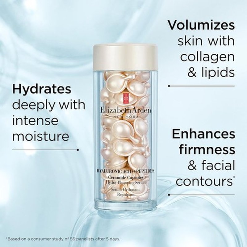 Elizabeth Arden Hyaluronic Acid Serum Capsules - Hydrating Peptides for Plump Skin