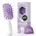FHI Heat UNbrush Plus - Gentle Curly Hair Detangler Brush for Wet & Dry Hair | 84 UltraFlex Bristles