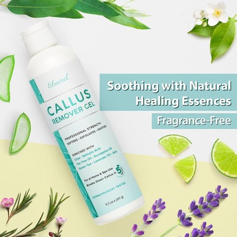 Ebanel Professional Callus Remover Set - Urea 40% & Salicylic Acid 2% for Soft Feet | Exfoliating Gel & Cream