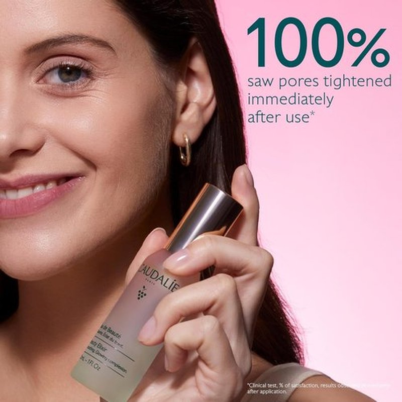Caudalie Beauty Elixir Face Mist - Pore Tightening Toner That Reduces Dullness & Sets Makeup
