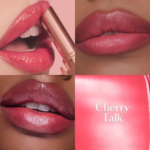 Charlotte Tilbury Pillow Talk Lip Tint - Long-Lasting Sheer Balm for Hydrated, Plumper Lips