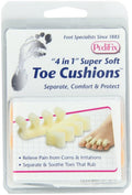 Pedifix '4 In 1' Super Soft Toe Cushions, 2-Count (Pack of 3)