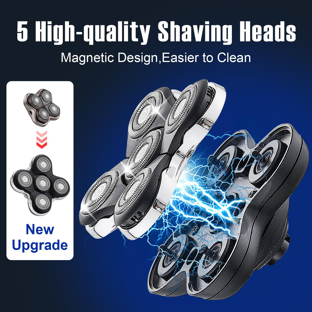 Pitbull Gold PRO/Pitbull Platinum Pro Replacement Blades - 12 Pack Compatible with Skull Shaver Heads