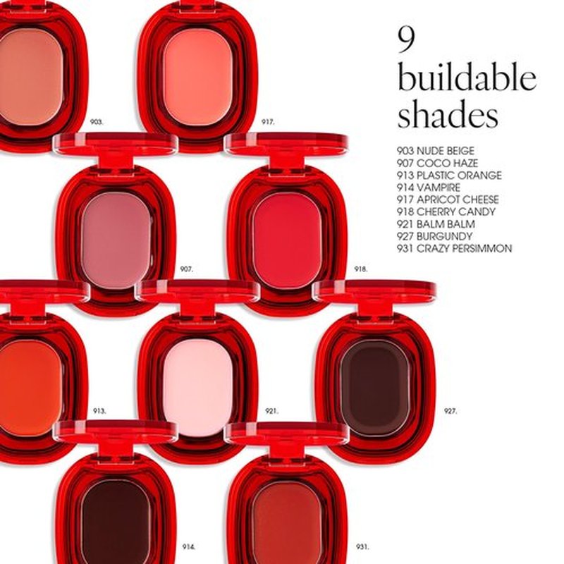 AmeliSeoul PLAT LIPS 907 COCO HAZE, Lip & Cheek, Lightweight, Naturally Dewy+ Glowy Finish, Blendable & Buildable Formula (1.2g, 0.003 oz.)