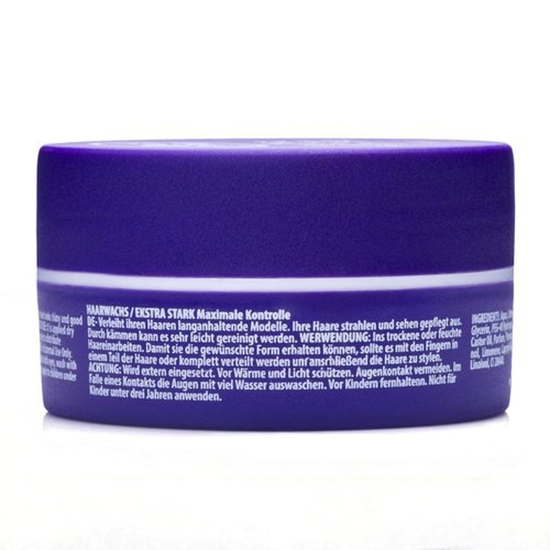 Redone Hair Styling Wax Violetta 150ml | Strong Hold & High Shine Gel Wax for Men & Women | Lavender Scent | Long Lasting Edge Control & Wet Look Hair Wax | Professional Maximum Control Finish