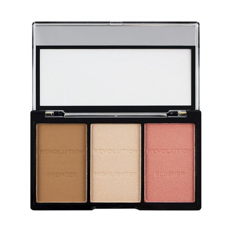 Makeup Revolution Ultra Sculpt & Contour Kit - Define Your Features, Vegan & Cruelty-Free, Ultra Fair C01, 3.6g