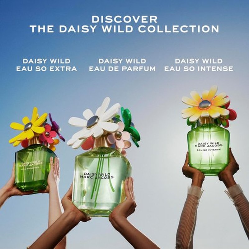 Marc Jacobs Daisy Wild Eau So Extra Eau de Parfum - Gourmand Floral Women's Fragrance with Banana, Pear Nectar & Vanilla