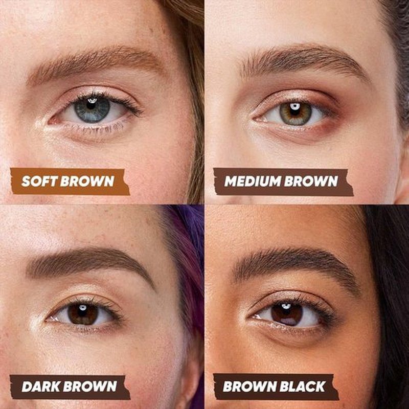 Kosas Brow Pop Nano - Ultra-Fine 1mm Brow Pencil for Natural-Looking Eyebrows - Dark Brown