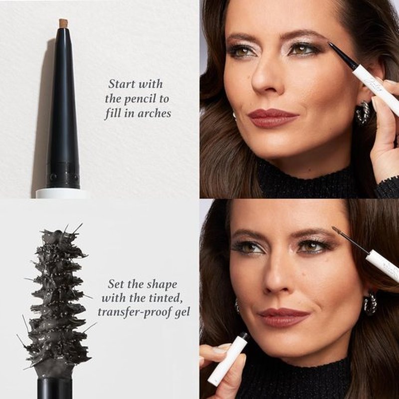 Julep Brow 101 Sculpting Pencil & Tinted Gel Set - Dual-Ended Eyebrow Tool with Brush - Long-Lasting Waterproof Formula in Taupe
