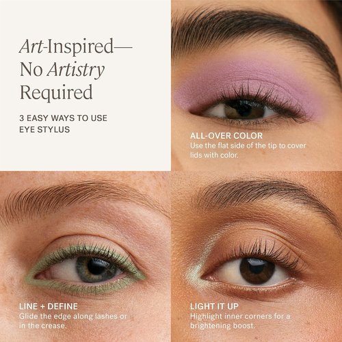 ILIA Eye Stylus Shadow Stick - Rich, Blendable Pigment | Waterproof & Crease-Resistant | Vegan (Nymph)