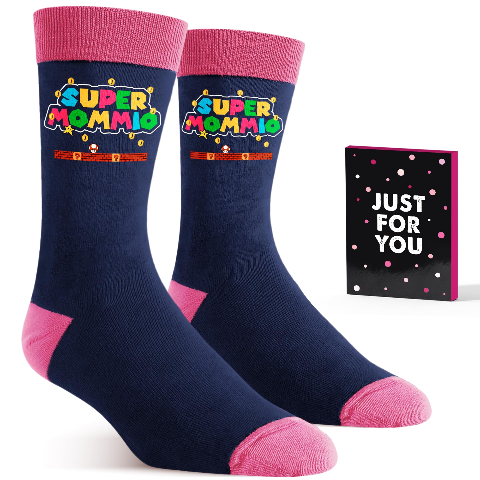 Mothers Day Gifts For Mom - Funny Mom Socks, Unique Present Ideas, Ideal Gift From Daughter Or Son, Thoughtful Day Surprises, Soft Comfortable Socks For Birthdays Or Special Occasions