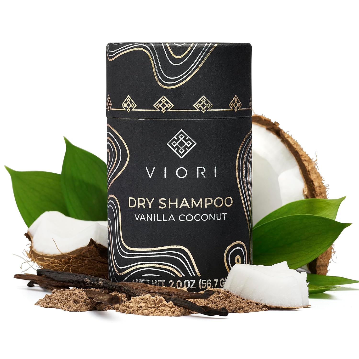 Viori Dry Shampoo Powder - Vanilla Coconut | Fast-Absorbing, Volumizing Formula for Oily Hair