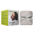 DevaCurl Microfiber Anti-Frizz Hair Towel - Gently Dries Hair Fast | Gray Color