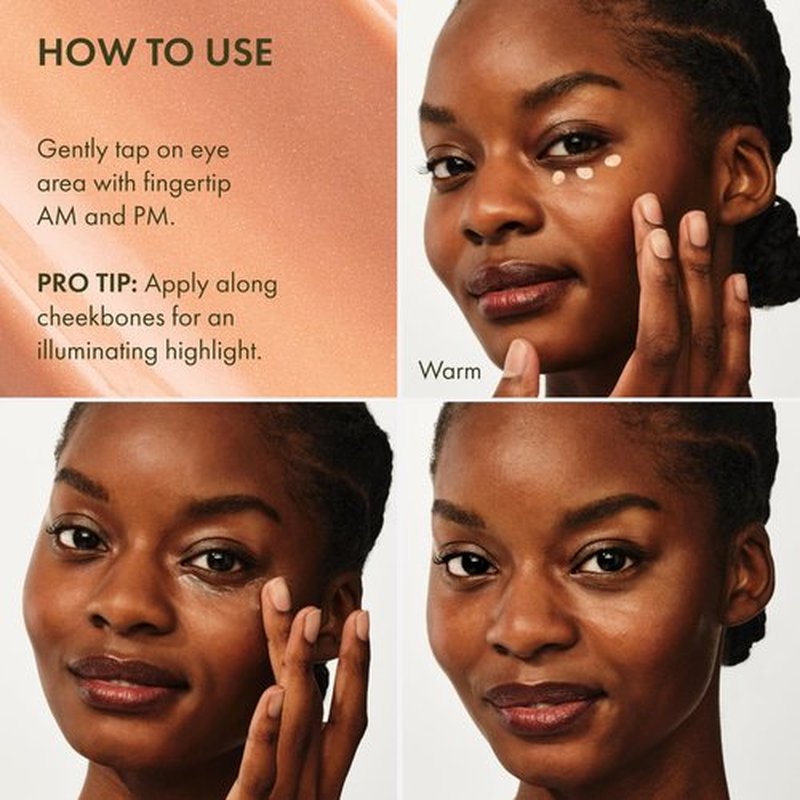 Origins GinZing Brightening Eye Cream with Vitamin C & Niacinamide| Visibly Reduces Dark Circles, Warm, 0.5 Fl Oz