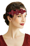 BABEYOND 1920s Flapper Headband Crystal Great Gatsby Headpiece Roaring 20s Flapper Gatsby Hair Accessories