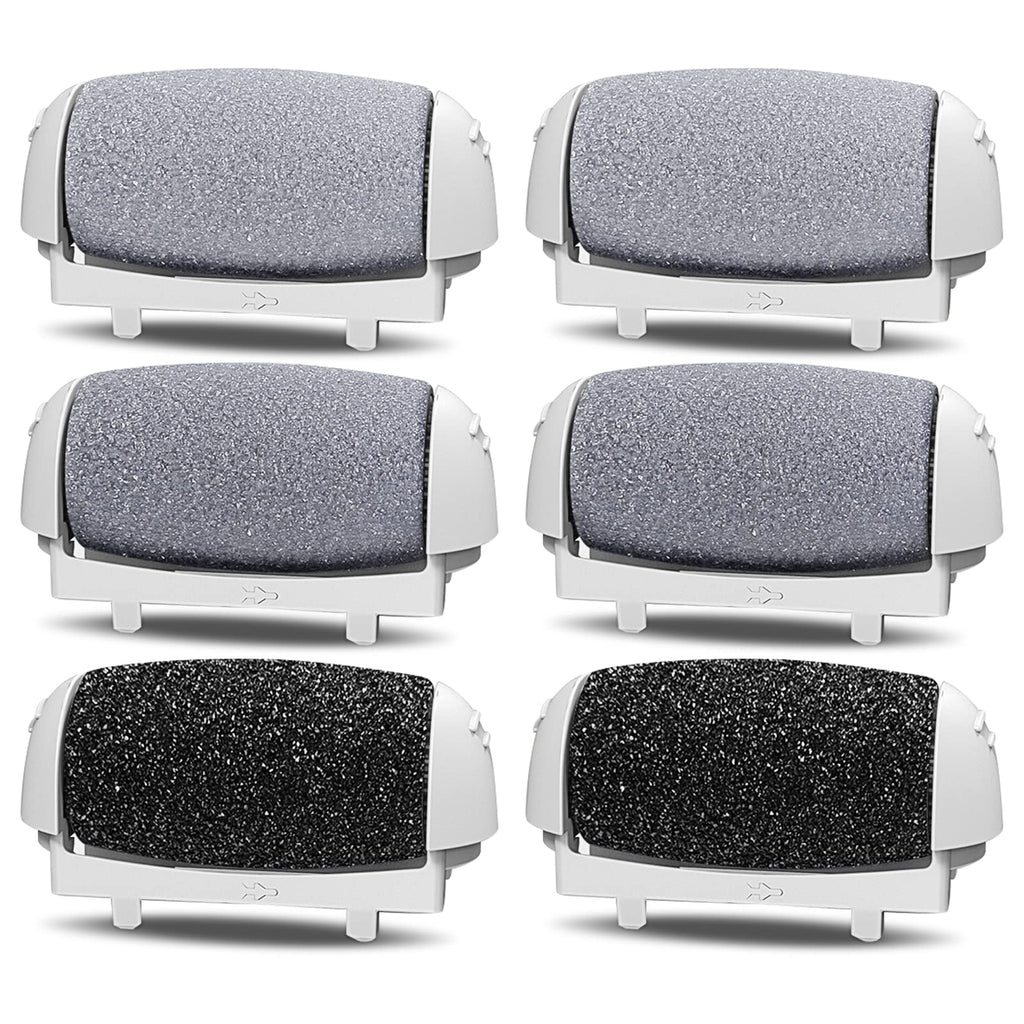 PRITECH Callus Removers 6 Pack Replacement Rollers Heads