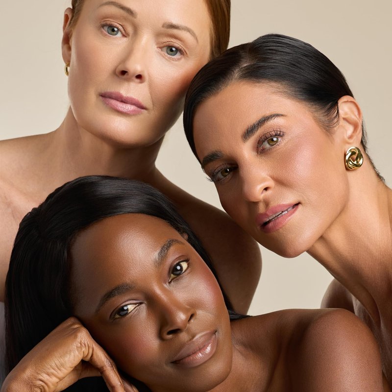 YENSA Skin on Skin BC Foundation Makeup - CC Cream, BB Cream & Full Coverage Foundation-In-One - Buildable, Radiant Finish with SPF 40, Hyaluronic Acid, Peptides & 8 SuperBlacks - Medium Warm (1 oz)