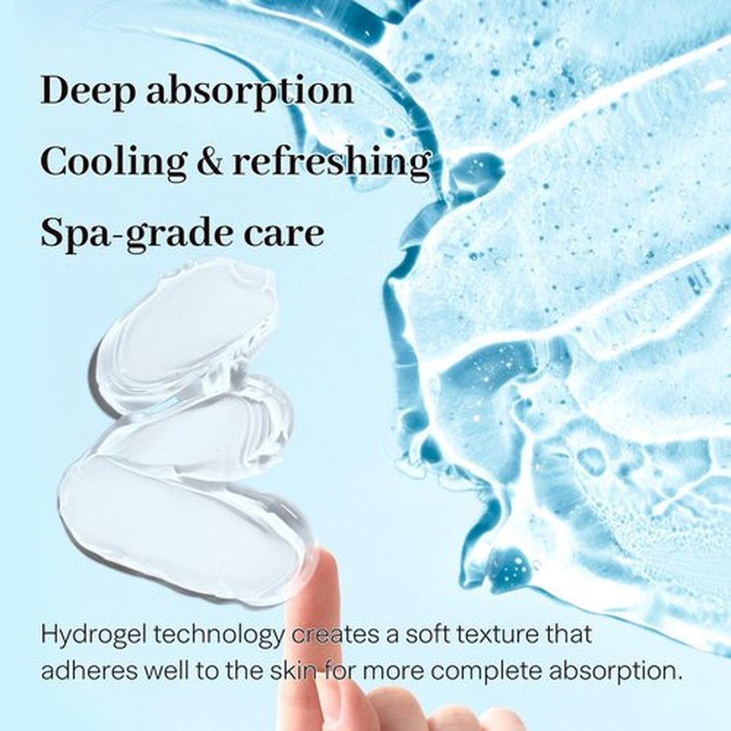 RootedGrace Deep Collagen Face Mask Overnight Hyrdrogel Korean Skincare - Dark Spot Corrector & Niacinamide - Hydrating Pore Minimizing Glass Skin Anti Aging | 0.88oz (25g) x 4ea