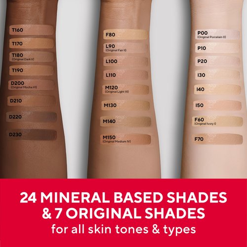 MIRABELLA - Invincible for All HD Liquid Foundation, Moisturizing Face Products for All Skin Types, Full-Coverage Lightweight Foundation Makeup, Moisturizing & Hydrating Beauty Care, Light L100