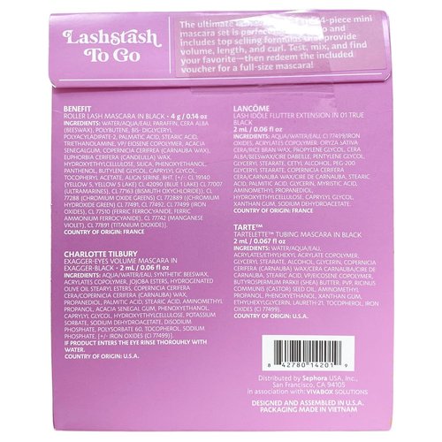Sephora Favorites Mini Mascara Set - Limited Edition 4-Piece Lash Collection