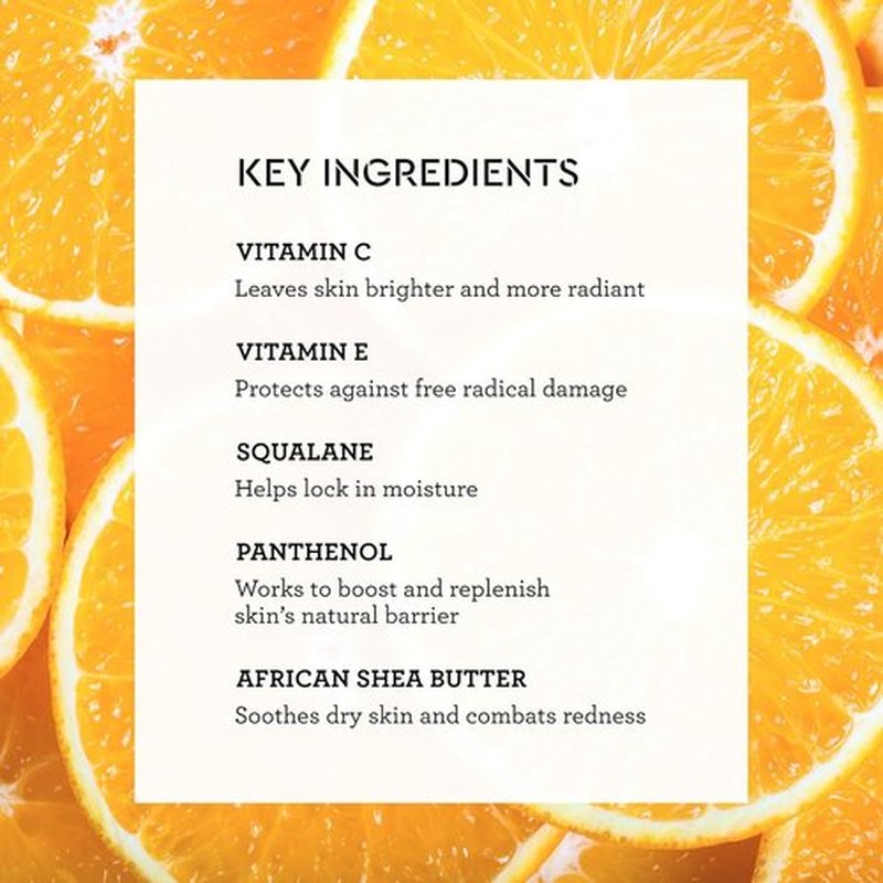 Bliss Glow Rush Vitamin C Moisturizer - Brightening & Hydrating Formula with Squalane, Shea Butter & Vitamin E