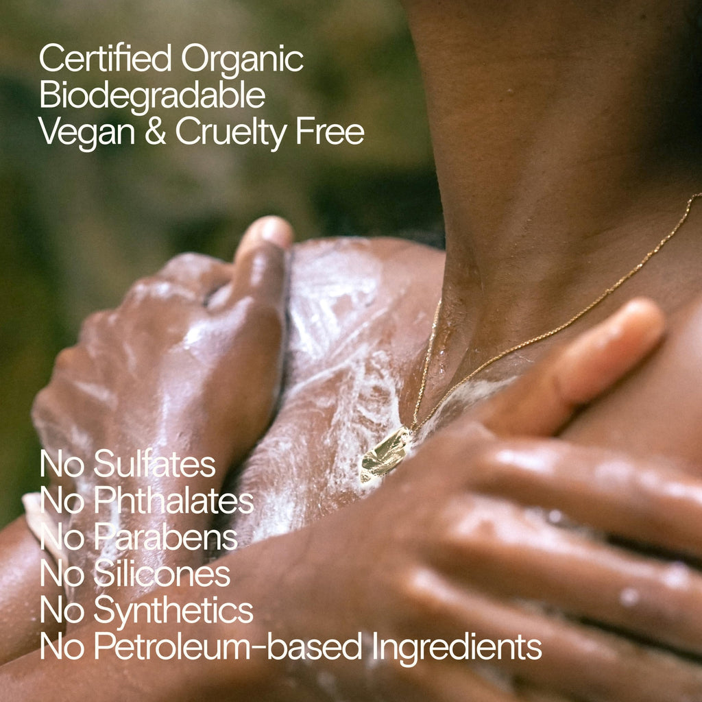 Bathing Culture Organic Body Wash for Women and Men, Natural Shower Gel, Biodegradable, Sustainable, Vegan Personal Care, 16 fl oz Plastic Bottle, Cathedral Grove Scent