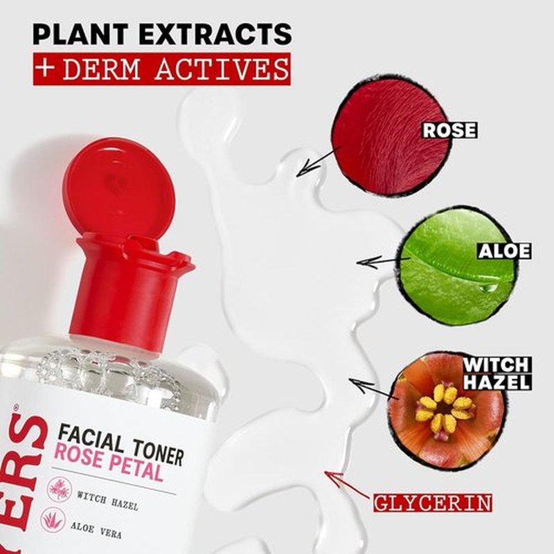 THAYERS Alcohol-Free Rose Petal Witch Hazel Toner - Soothing & Hydrating for All Skin Types | 12oz